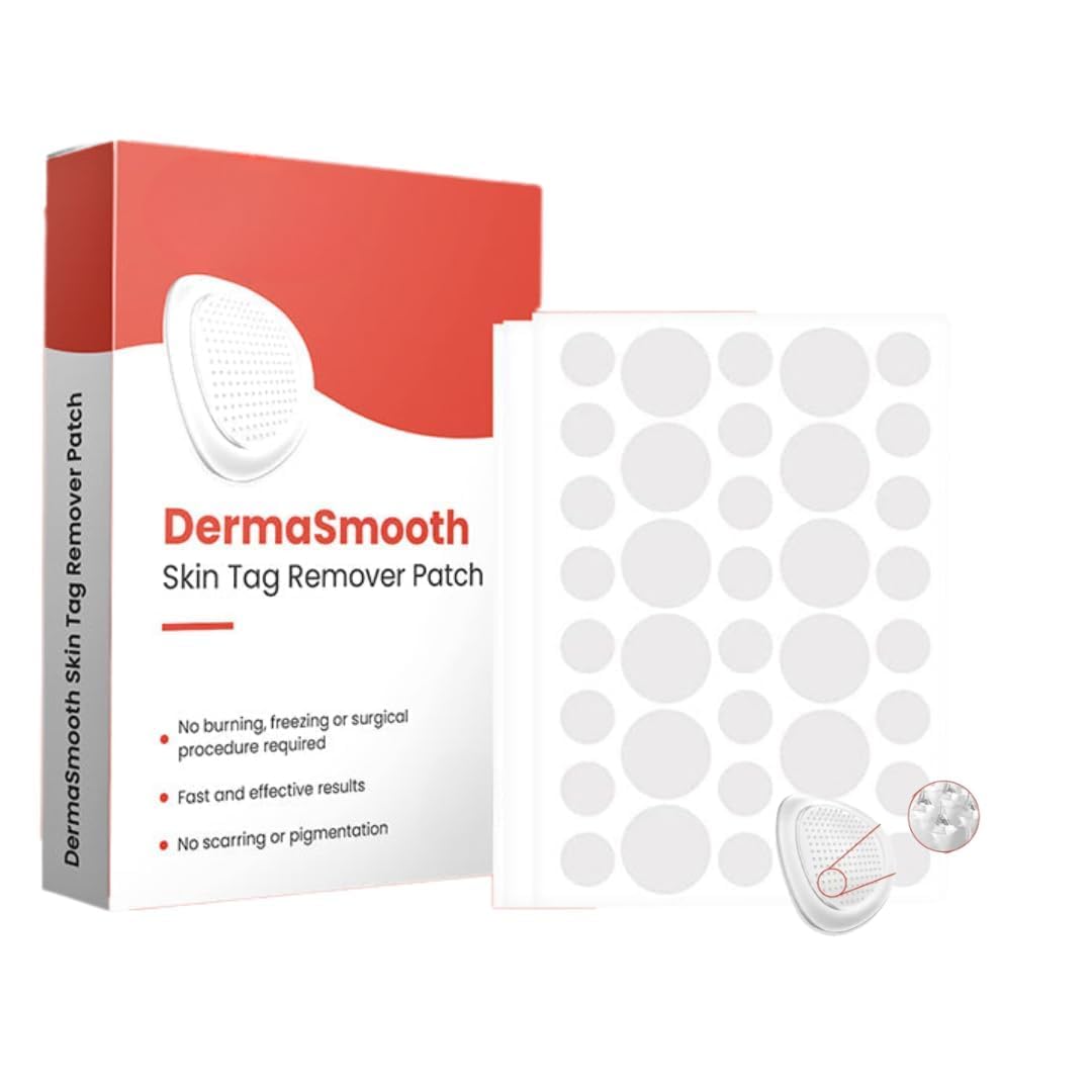 DermaSmooth Skin Tag Remover Patch �Fast, Safe, And Painless Skin Tag And Mole Removal Solution With No Scarring Or Pigmentation