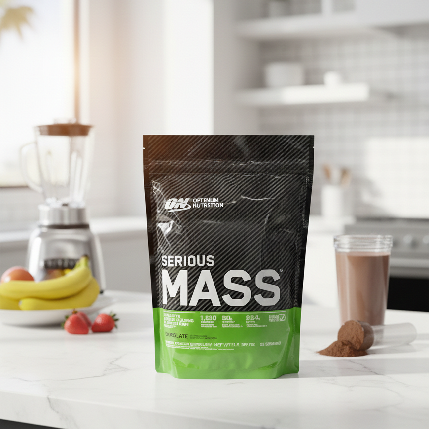 Optimum Nutrition Serious Mass �High-Calorie Chocolate Weight Gainer Protein Powder for Muscle Building, Strength & Healthy Weight Gain -  2lbs