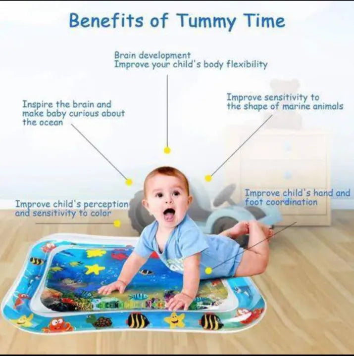 Baby Water Play Mat Inflatable Tummy Time