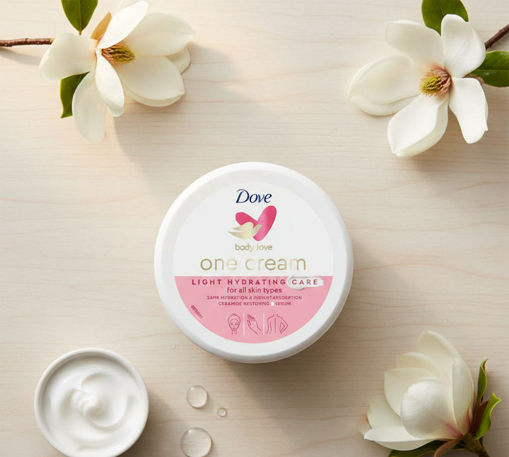 Dove Body Love One Cream �All-in-One Moisturizer for Face, Hands & Body | Deep Hydration, Soft Skin & Nourishing Daily Care ( 250 )gram