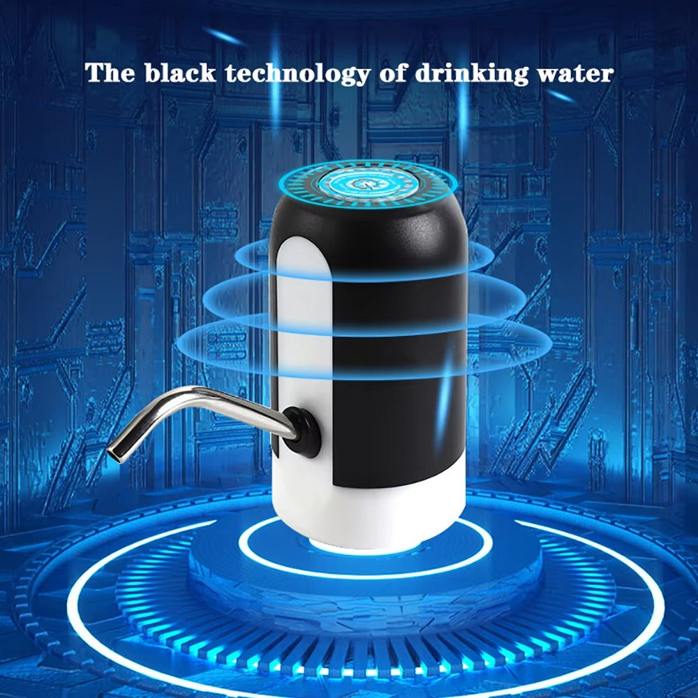USB Rechargeable Automatic Water Bottle Pump �Electric Drinking Water Dispenser with One-Touch Switch for Gallon Bottles