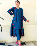 Silk Fancy Gown 3pc - small