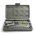 Aiwa 40 PCS Combination Socket Wrench Set �Complete Mechanical Tool Kit for Home, Garage & Automotive Repair