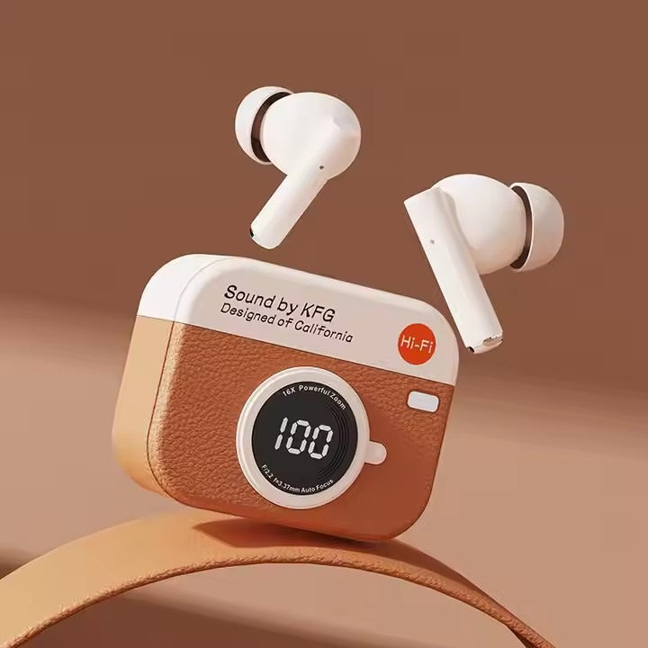 X73 TWS Wireless Earbuds Game Box Edition �True Wireless Stereo Earphones with Retro Retro Console Styling and LED Digital Battery Percentage Display - Random Color