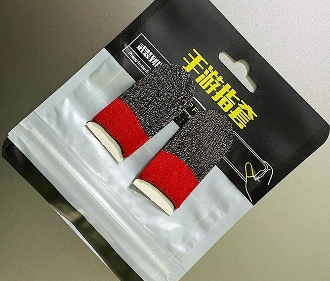 Gaming Finger Sleeves �2 Pcs Pack Sweat-Proof Breathable Thumb Sleeves for Mobile Gaming