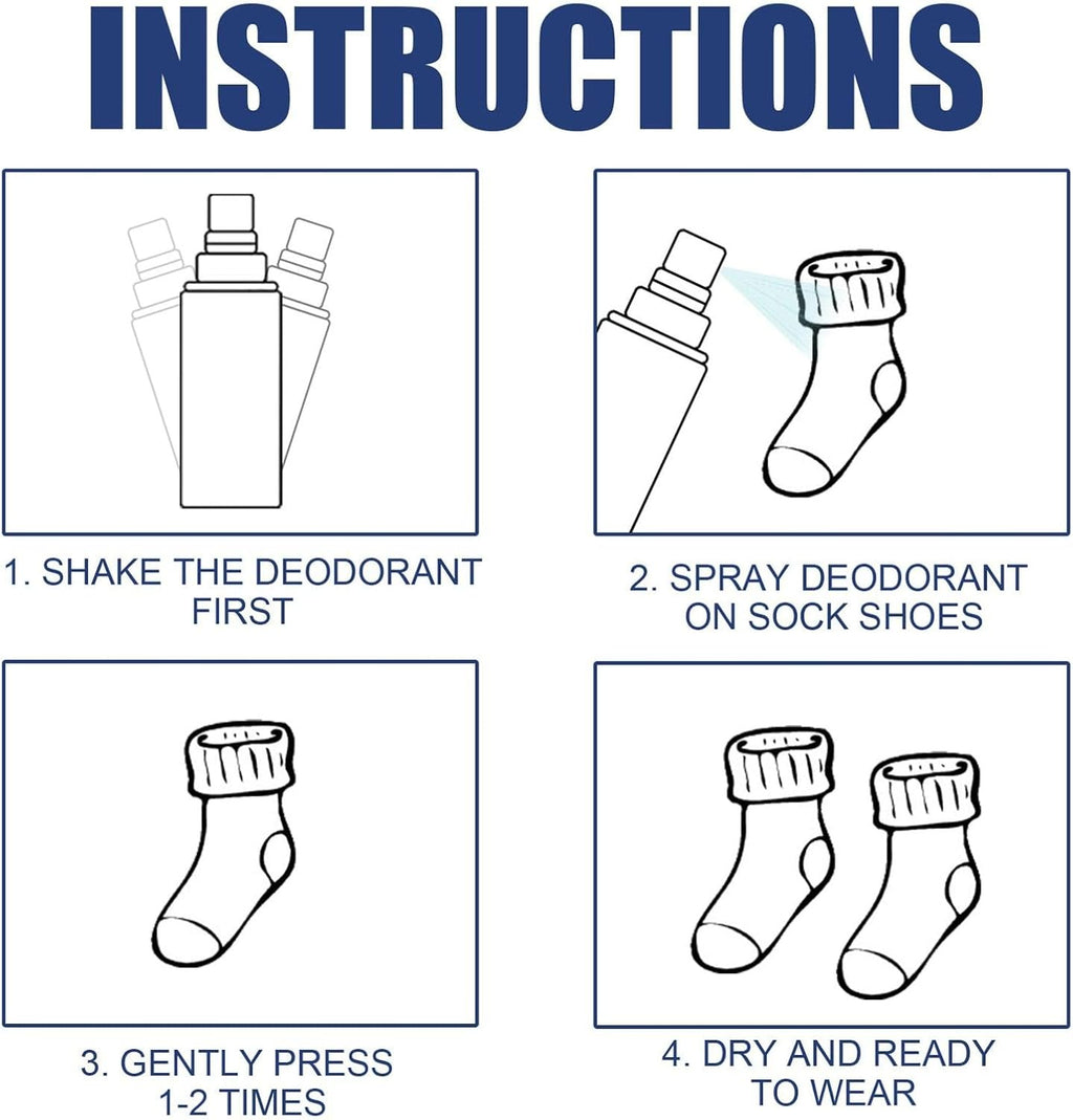 Footwear Deodorant Spray Shoe Deo Odor Control Fresh Spray (100ml)
