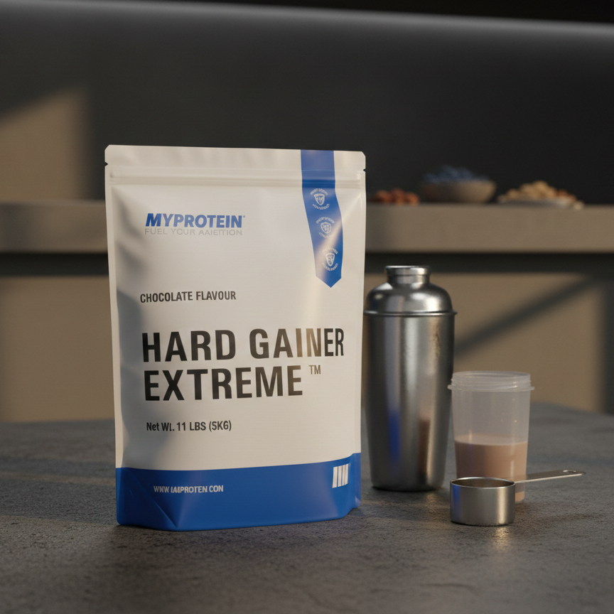 Myprotein Hard Gainer Extreme  �High-Calorie Chocolate Mass Gainer for Rapid Muscle Growth, Strength & Weight Gain Support 11lbs (5kg)