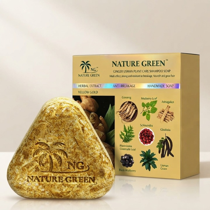 Yellow Gold Herbal Hair Soap
