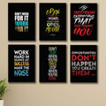 Set of 6 Premium Wall Art Photo Tiles �Modern Home Decor Sets 8x11