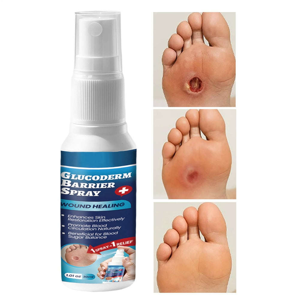 GlucoDerm Barrier Spray For Wound Healing And Skin Restoration | 30ml