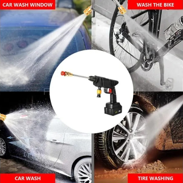 Automatic Cordless Car Wash Spray Gun 21V