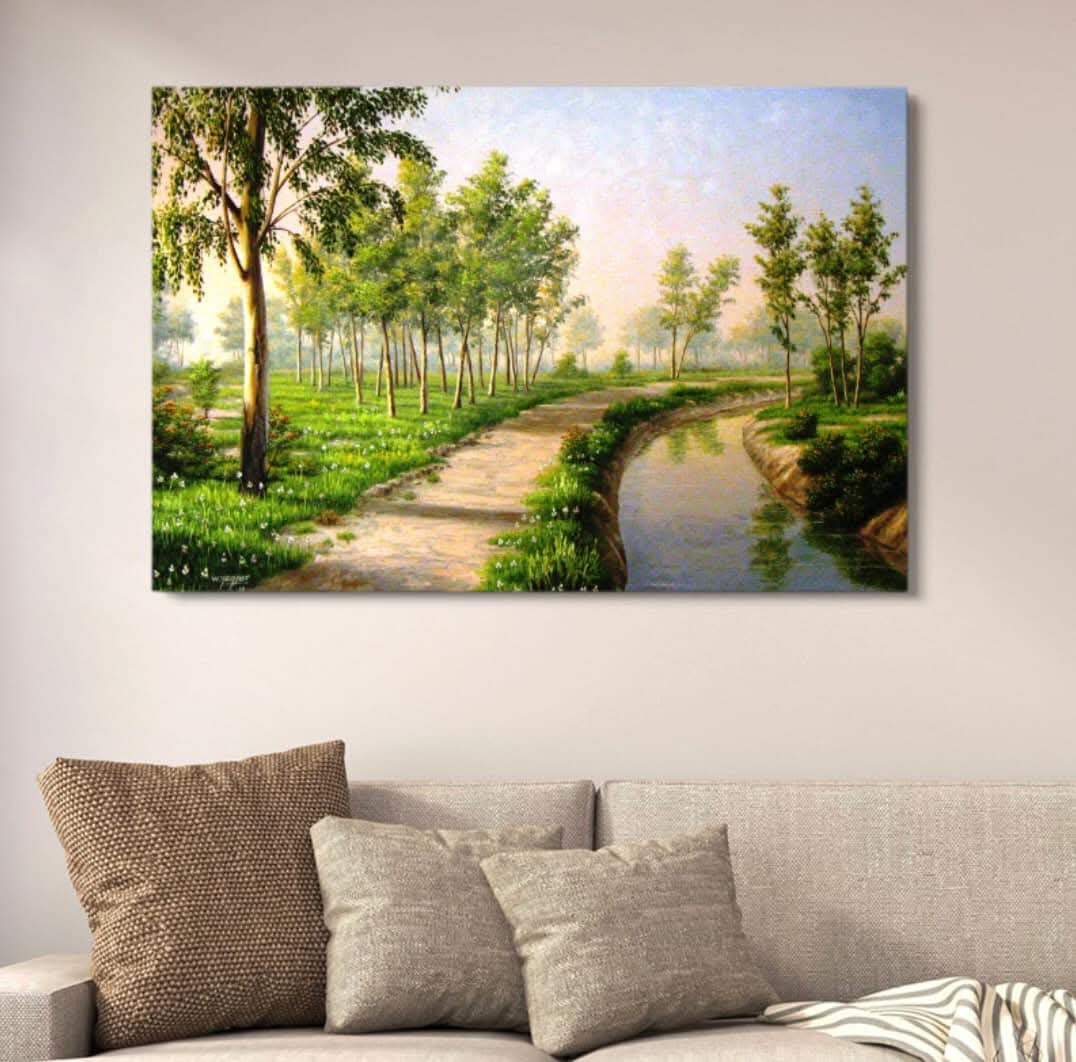 Nature Landscape Spring Garden Wall Decor