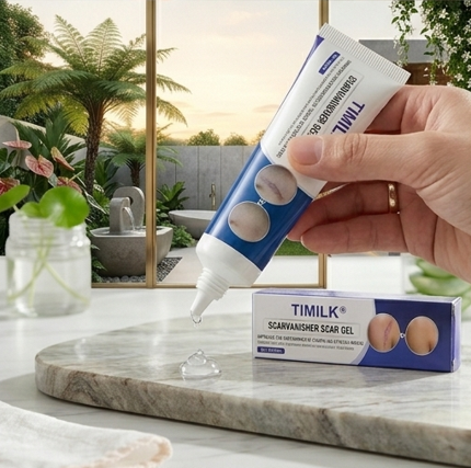 TIMILK Advanced Scarvanisher Gel | Fast-Acting Scar & Stretch Mark Reduction | 30g