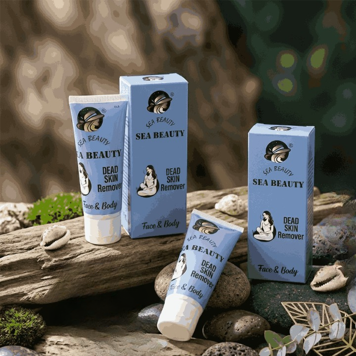 Sea Beauty Dead Skin Remover for Face & Body | Instant Exfoliating Peeling Gel | Deep Cleansing & Brightening Formula