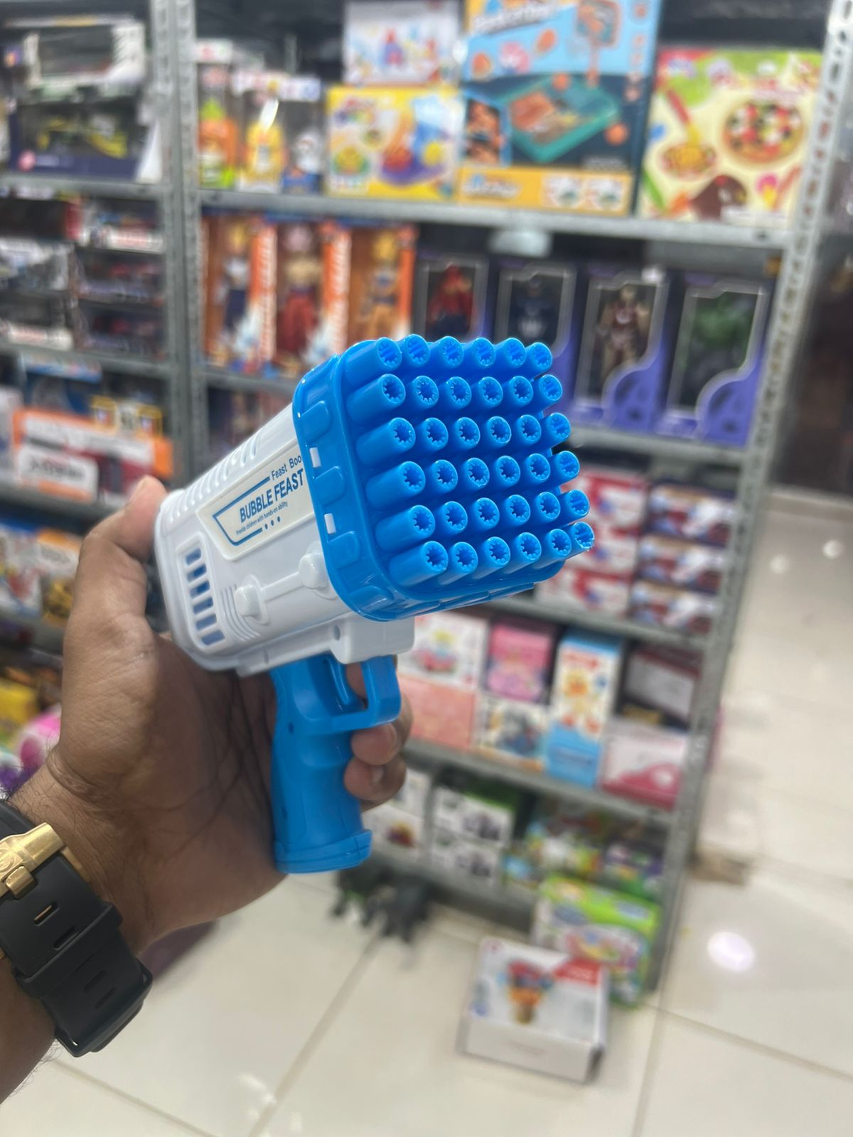 Bubble Bazooka Pro: Electric 2-In-1 Rocket Bubble Gun �Fast Bubbles For Parties, Beach & Backyard Fun