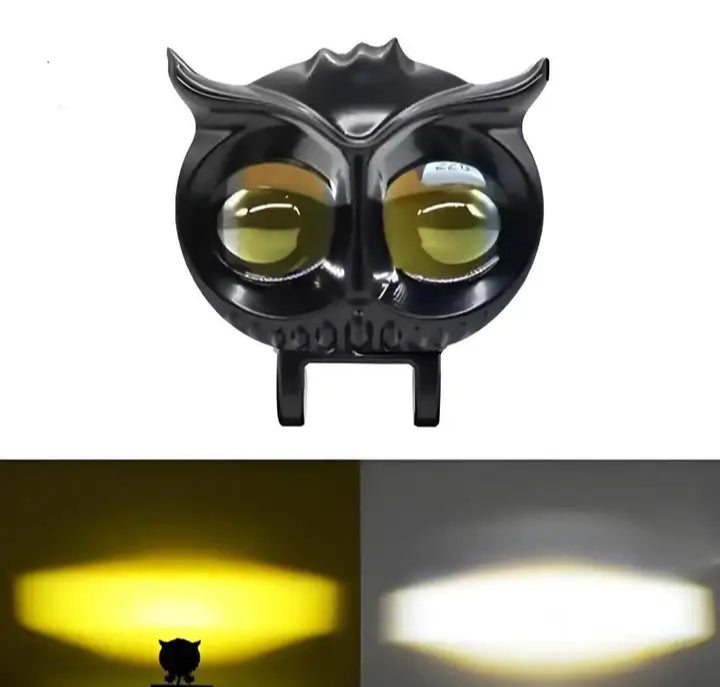 Universal Owl Fog Light & 4 Owl Indicator Set for 70CC, 125CC, and Universal Motorcycles