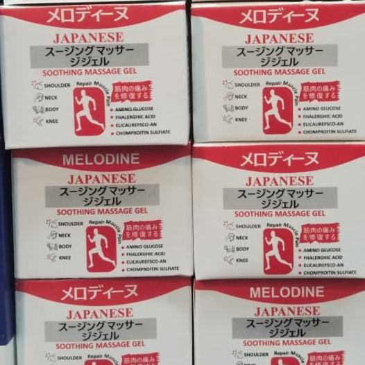 MELODINE Japanese Soothing Massage Gel �Muscle & Joint Pain Relief Cream For Shoulder, Neck, Back & Knee �Fast-Absorbing Herbal Formula