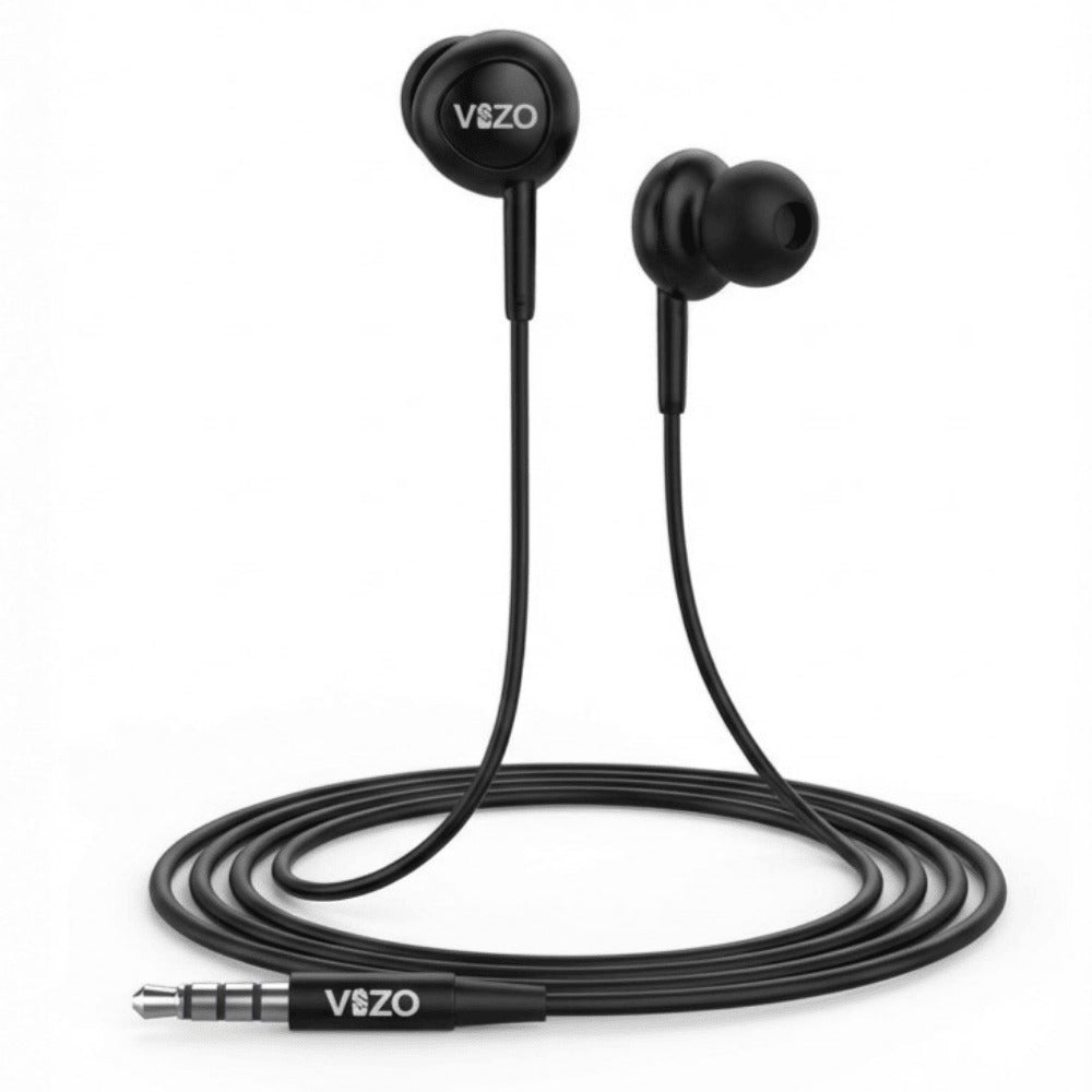 VR9 Micro �Premium Wired Earphones with Dual IC Mic | Best Quality Hands-Free | Headphone | Hands-Free For Mobile Phone | Android Vr9 Micro Hands-Free