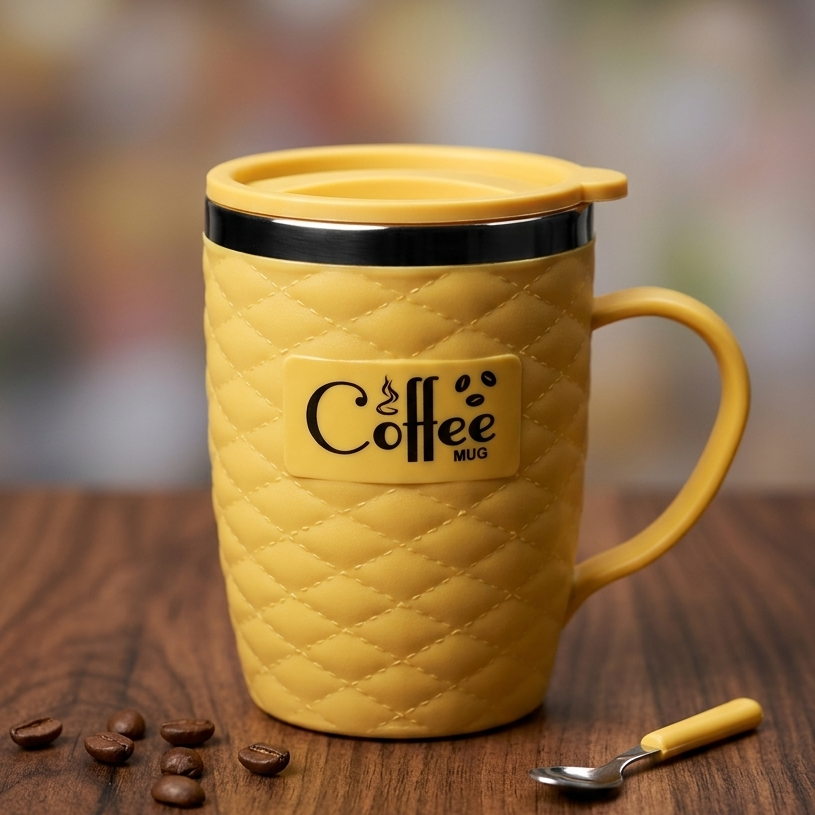 Eco Sip Stainless Steel Coffee Mug 400ml �Insulated Travel Cup BPA Free