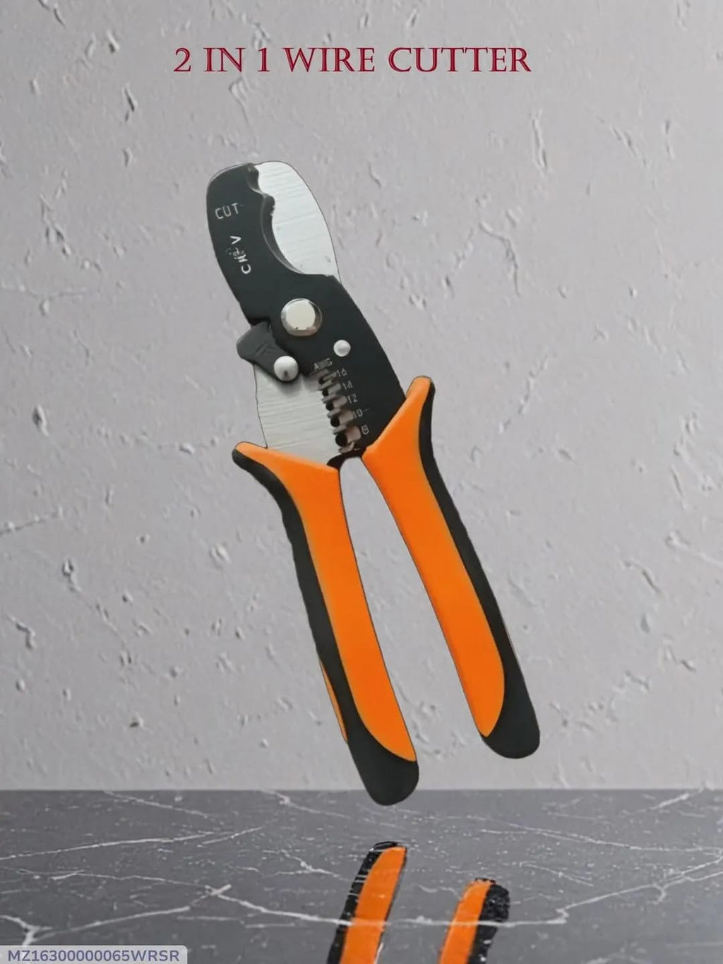 Stainless Steel Wire Cutter Cable Stripper Plier With Multicolor Handle For Household Use (Random Color)