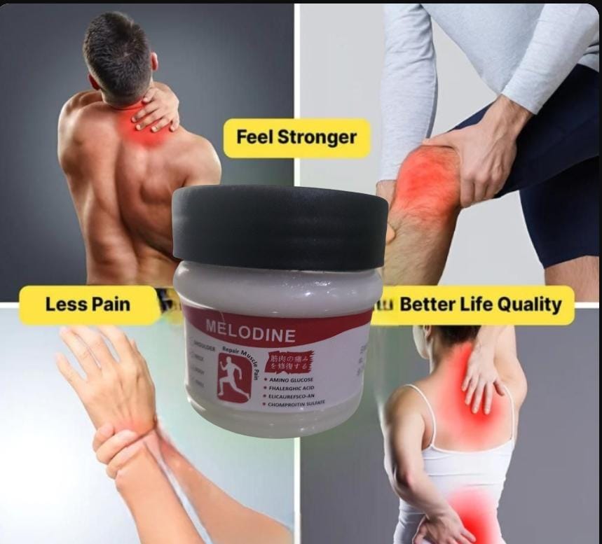 MELODINE Japanese Soothing Massage Gel �Muscle & Joint Pain Relief Cream For Shoulder, Neck, Back & Knee �Fast-Absorbing Herbal Formula (100g)