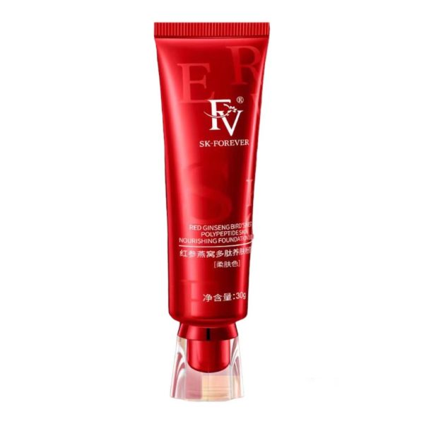 Fv Foundation Waterproof With Medium Coverage, Oil-free &amp; Long Lasting, Matte orever Foundation For Oily/normal Skin, Forever Liquid Makeup Foundation For Face, 30g Ivory