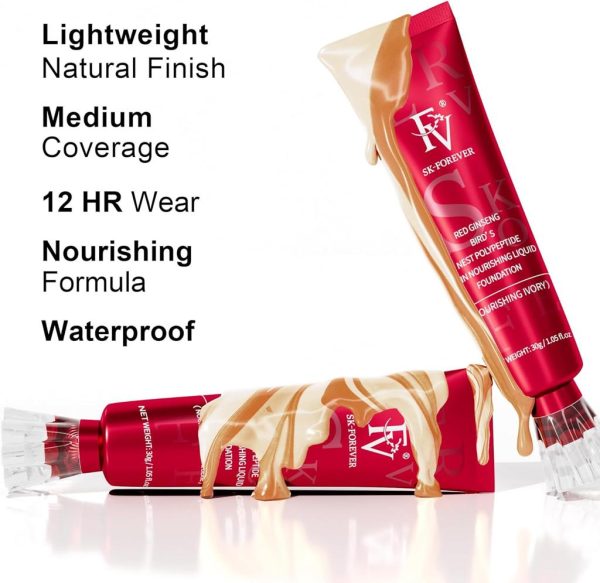 Fv Foundation Waterproof With Medium Coverage, Oil-free – photo 2