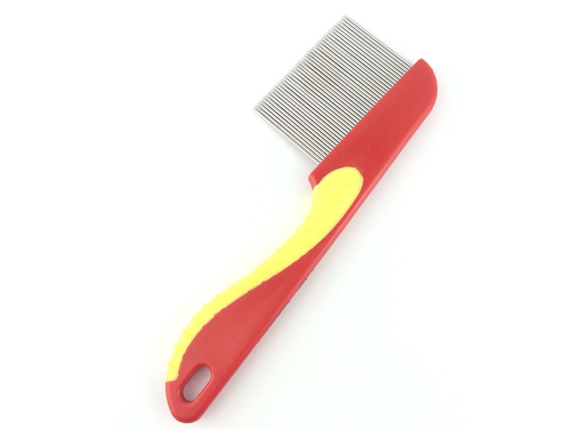 (pack of 3) Stainless Steel Hair Comb Professional Nit Head Hair Lice Comb Long Steel Teeth - MultiColor