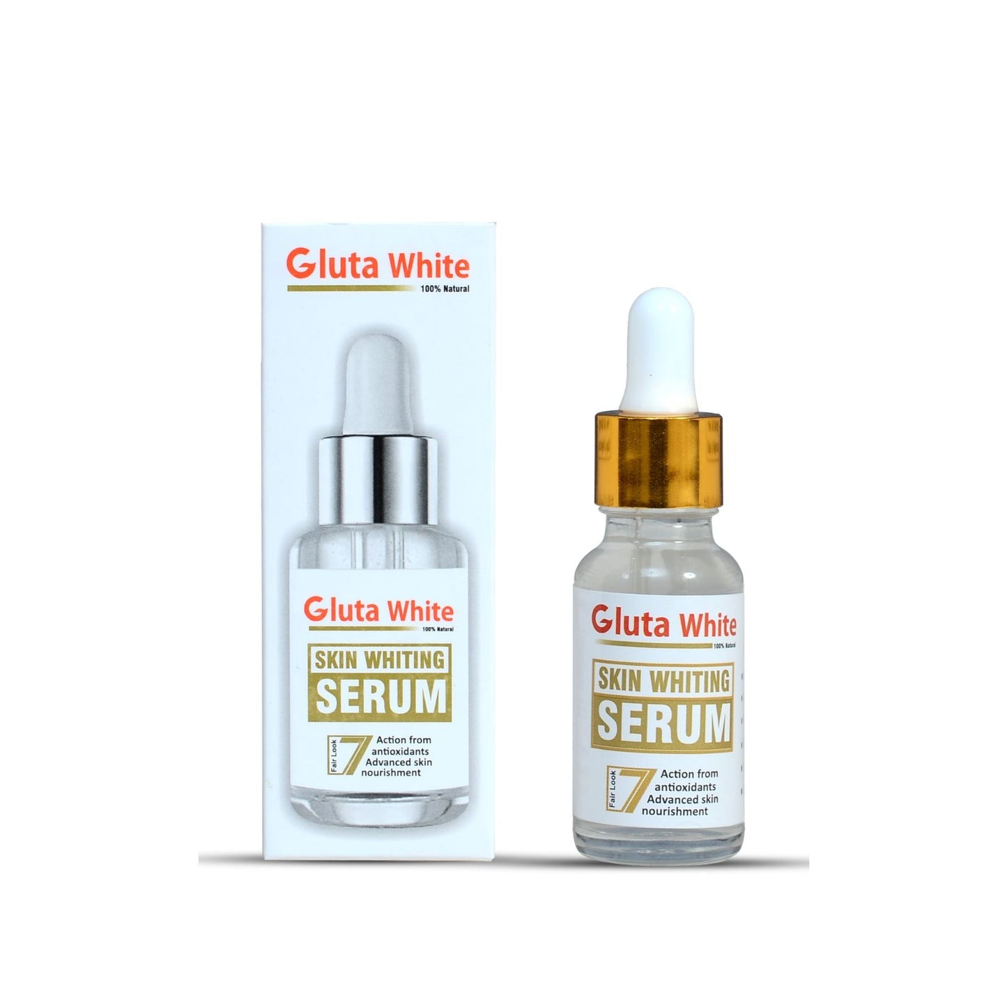 Gluta White Face Glowing Serum | Glutathione-Based Brightening | Hydration &amp; Antioxidant Protection 30 ml