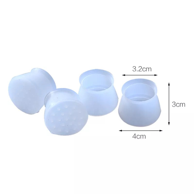 Pack of 4 Anti-Slip Bottom Pads For Chair &amp; Furniture