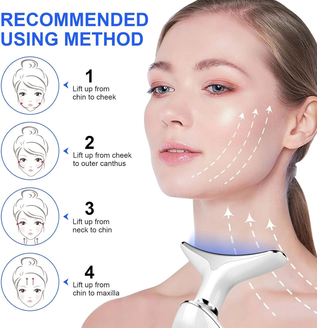 ES-1081 Massager Intense Pulsed Light Wrinkles Reducing Instrument - ESX - Anti Ageing &amp; Reduces Puffiness | Face Massager For Fine Line &amp; Wrinkles - Random Color