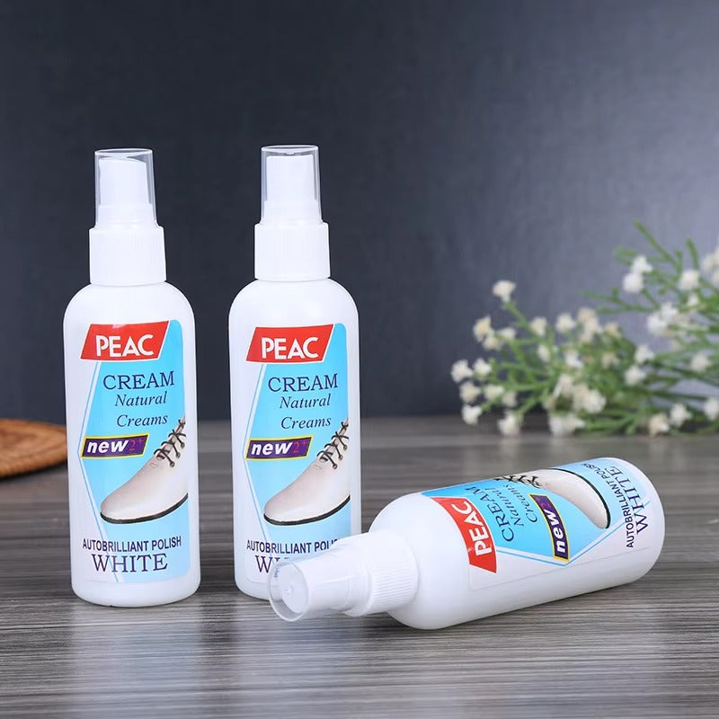 PLAC White Shoe Polish Spray �Magic Instant Cleaner for White Shoes (250ml)