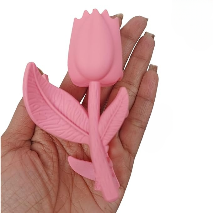 Rose Flower Hair Clips �Stylish Matte Finish Rose-Shaped Claw Clips for Women &amp; Girls (Assorted Colors, Set of 6)