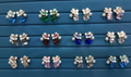 Crystal Flower Korean Earrings �Elegant Floral Design | Crafted To Perfection With Dazzling Crystal Petals That Catch Every Light Beautifully - PJT986 - Blue