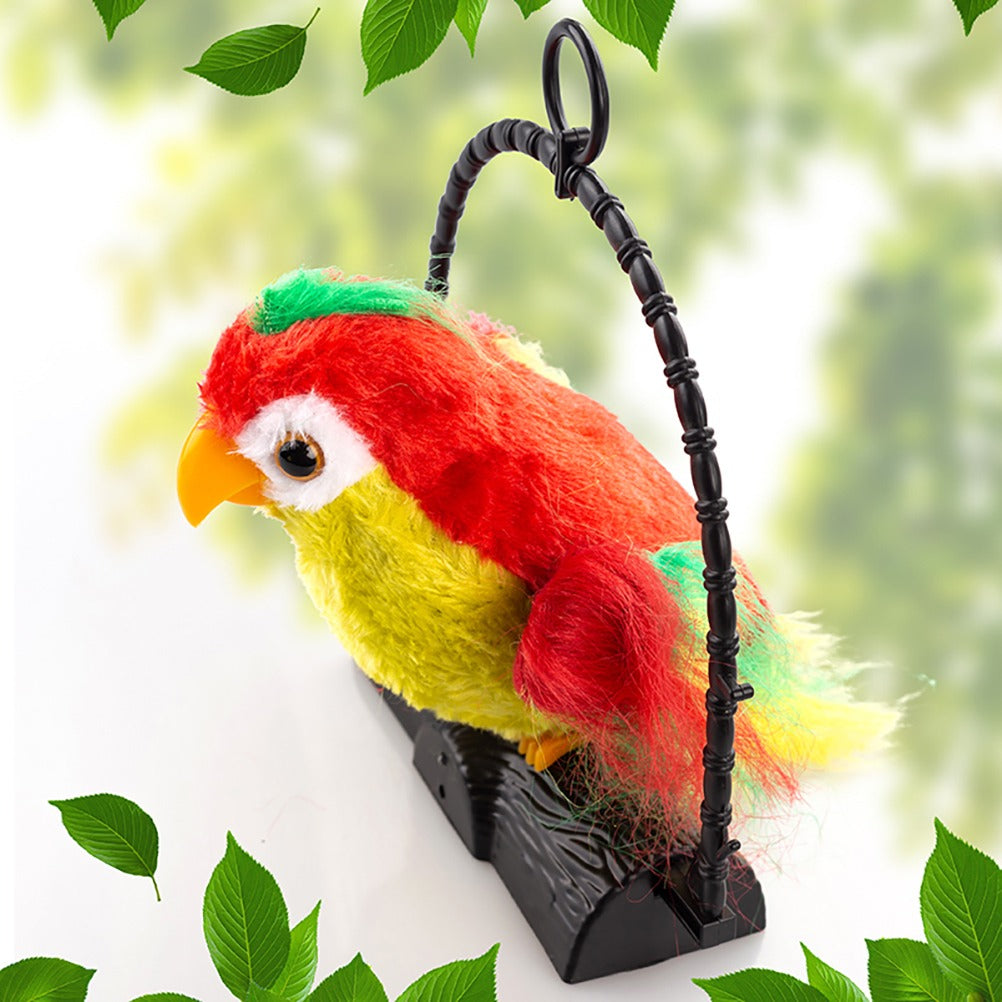 Talk Back Talking Parrot Toy �Repeats Speech, Educational &amp; Fun for Kids