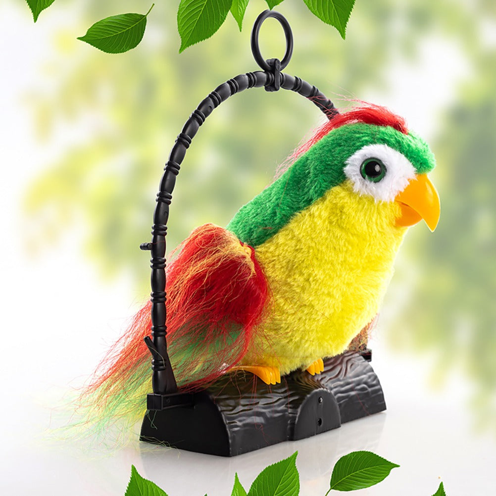 Talk Back Talking Parrot Toy �Repeats Speech, Educational &amp; Fun for Kids