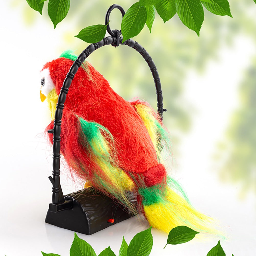 Talk Back Talking Parrot Toy �Repeats Speech, Educational &amp; Fun for Kids