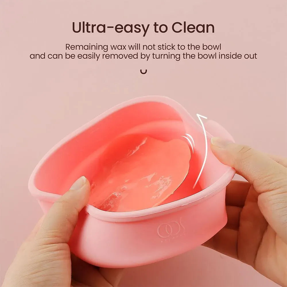 Portable Foldable 400ML Silicone Wax Warmer �Travel-Friendly Hair Removal Heater for Body &amp; Spa Use |Random Color