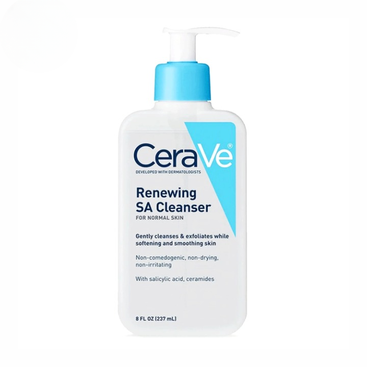 CeraVe Renewing SA Cleanser And Hydrating Cleanser with Salicylic Acid &amp; Ceramides �(237ml)