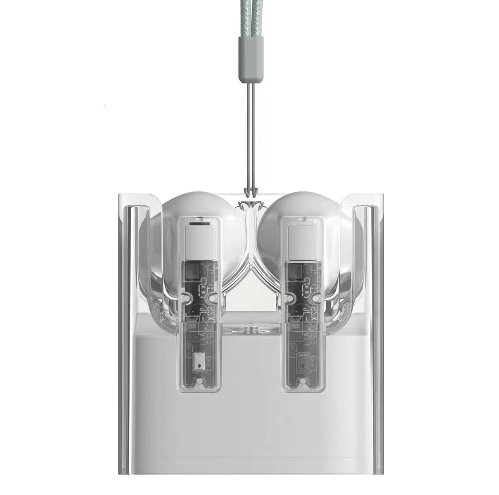 G65 Wireless Stereo HiFi Earphones �Bluetooth 5.3, Transparent Design, ANC, Sweatproof, Built-in Microphone, 7-Hour Battery