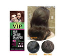 5-in-1 Hair Colour Shampoo Brown �Natural Ammonia-Free Hair Dye for Hair, Beard, Moustache &amp; Body Hair (180ml) - Black
