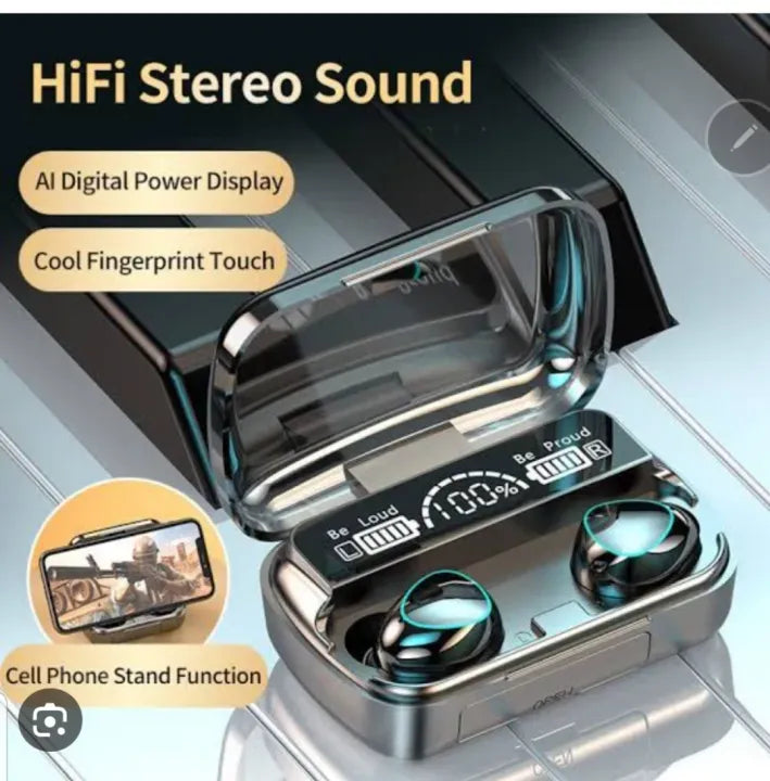 DaMix Original M10 Bluetooth Earbuds �Wireless Earphones with LED Display &amp; Power Bank Case