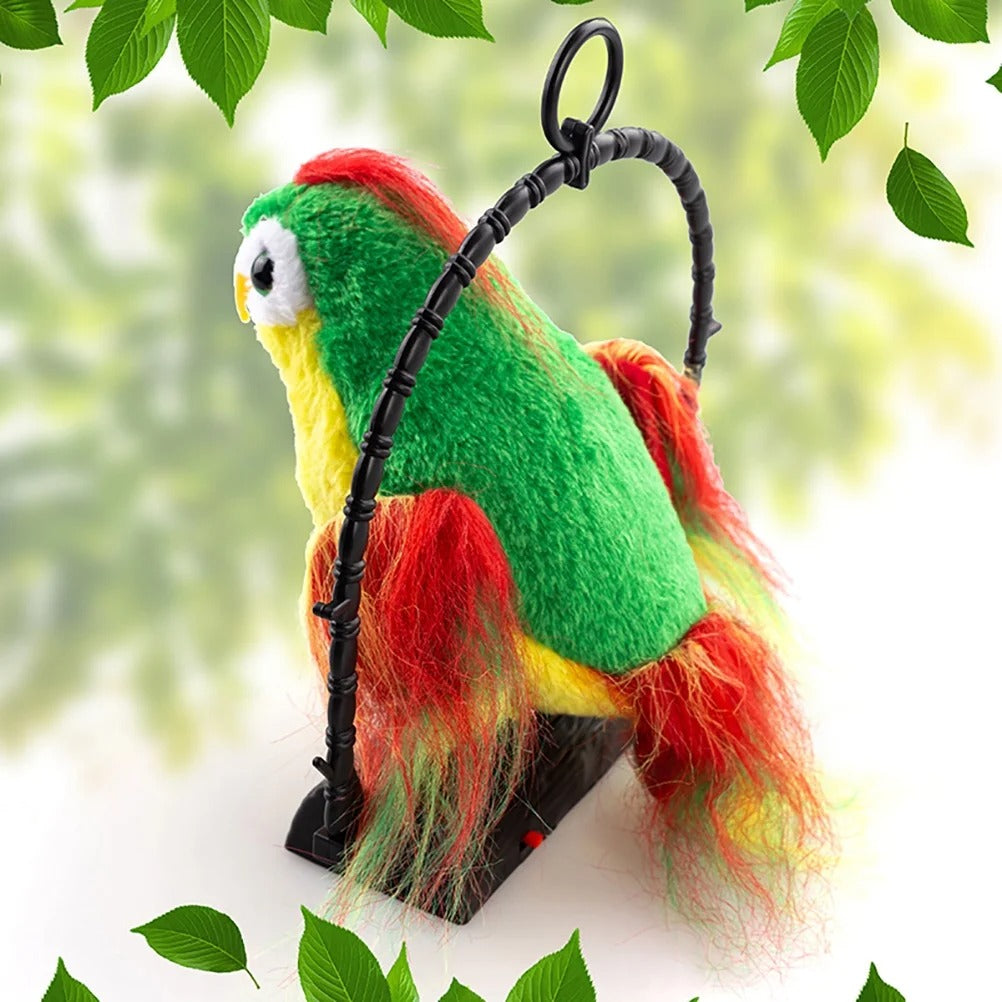 Talk Back Talking Parrot Toy �Repeats Speech, Educational &amp; Fun for Kids