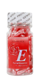 Pack Of 90 Essence of Facial Skincare �Vitamin E Skin Care Facial Capsules | Nourishing, Hydrating, Anti-Aging &amp; Skin Protection Formula