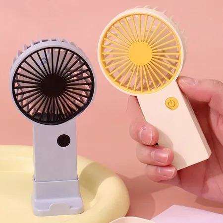 Portable Mini Rechargeable Fan �Single Speed Air Cooler for Summer Use (Random Colors)