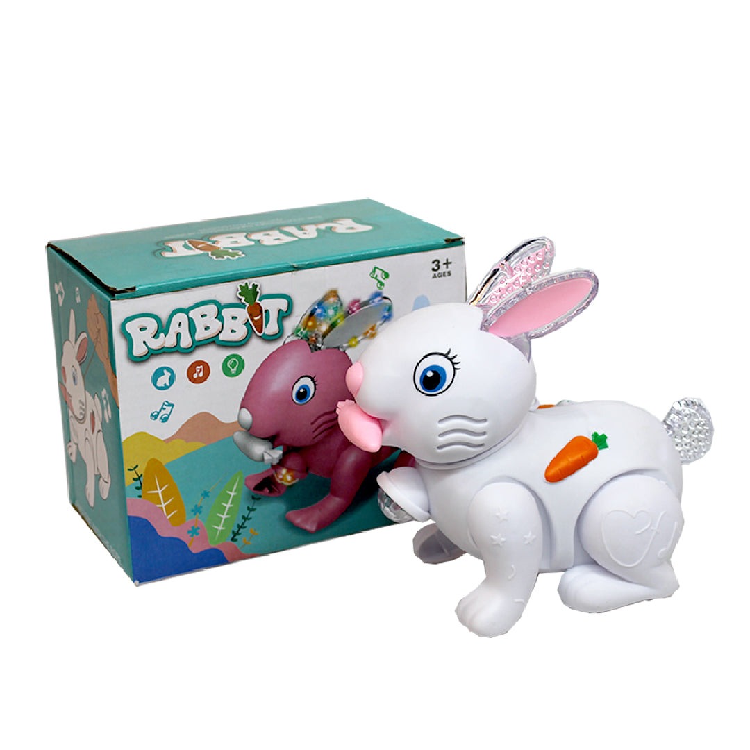 Electric Rabbit Toy for Kids �Light &amp; Sound, Educational &amp; Musical Play