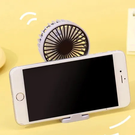 Portable Mini Rechargeable Fan �Single Speed Air Cooler for Summer Use (Random Colors)