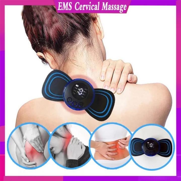 Portable EMS Mini Electric Massager Patch �Muscle Pain Relief for Neck, Back, Arms &amp; Full Body