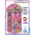 8 Pcs Disney Stationery Gift Set for Kids �Includes Pencils, Eraser, Sharpener, Pencil Caps &amp; Wallet (Random Character)