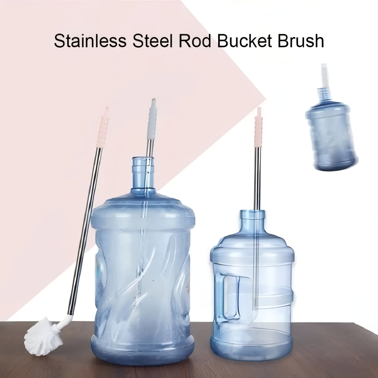 High-Quality Water Bottle Cleaning Brush for 19-Liter Bottles �Durable Bristles &amp; Ergonomic Handle for Hygienic Water Dispenser Maintenance
